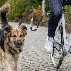 Fietsbeugels (honden naast de fiets)