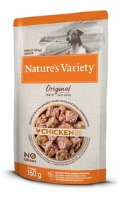 Natures variety original mini pouch chicken