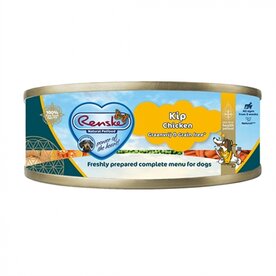 Renske hond vers vlees kip graanvrij