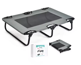 Topmast Hondenstretcher Outdoor - Maat S - Antraciet - Luchtdoorlatend - 89 x 61 cm