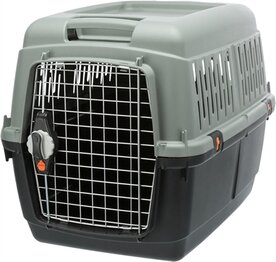 Trixie be eco gerecycled vervoersbox giona grijs / antraciet