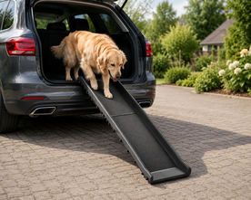 Trixie car ramp loopplank opvouwbaar zwart