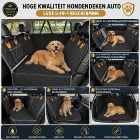 JAKE &amp; JACKY Hondendeken Auto &ndash; Luxe 5‑in‑1 Bescherming
