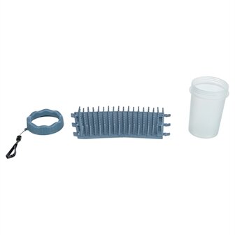 Trixie pootreiniger voor de hond silicone / pp blauw