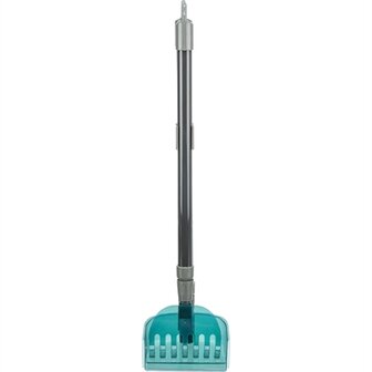 Trixie vuilblik met hark grijs / blauw