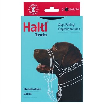 Company of animals halti headcollar zwart