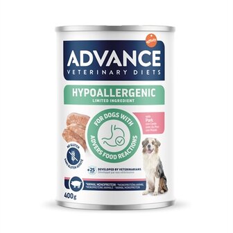 Advance veterinary diet dog hypoallergenic pork