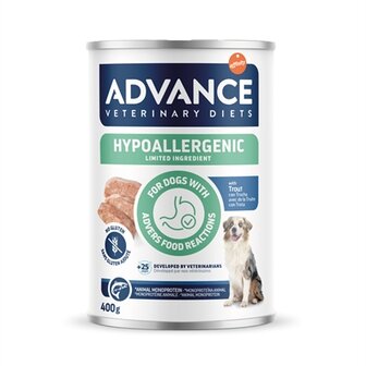 Advance veterinary diet dog hypoallergenic trout
