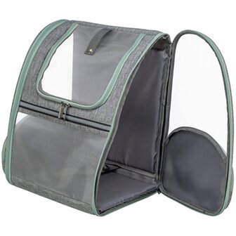 Trixie hondentas rugtas chloe lichtgrijs