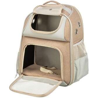 Trixie hondentas rugtas willow beige / bruin
