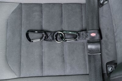 Trixie autogordel universeel met karabijnhaak zwart