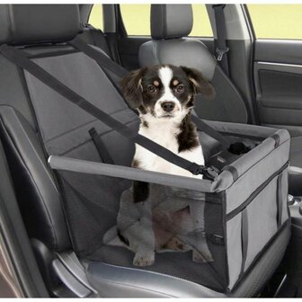 Beschermkussen Autostoel- Nylon - Polyester grijs Opvouwbaar 40 x 33 x 25 cm