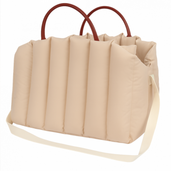 Topmast Hondentas Reistas Brilliant Beige 45 cm