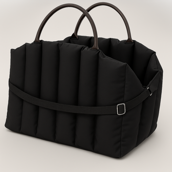 Topmast Hondentas Reistas Brilliant Zwart 45 cm