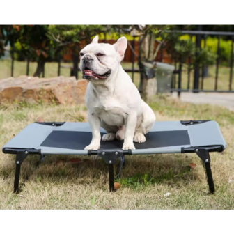 Topmast Hondenstretcher Outdoor - Maat S - Antraciet - Luchtdoorlatend - 89 x 61 cm