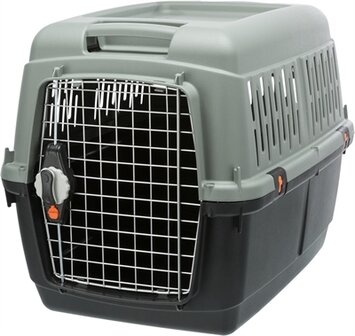 Trixie be eco gerecycled vervoersbox giona grijs / antraciet