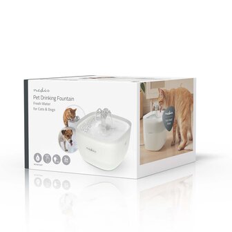 Drinkfontein voor hond en kat - 2.0 liter | 40 dB | 1.50 m | Water Fontein