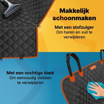 JAKE &amp; JACKY Hondendeken Auto &ndash; Comfort+ Achterbank &amp; Kofferbak