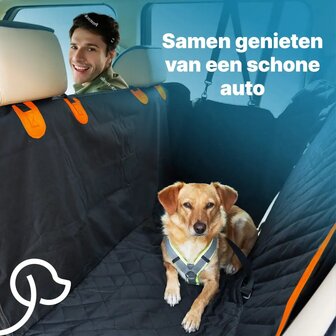 JAKE &amp; JACKY Hondendeken Auto &ndash; Comfort+ Achterbank &amp; Kofferbak