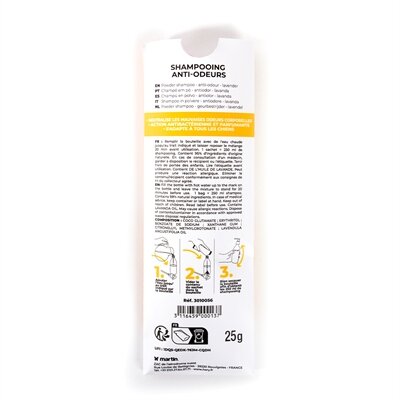 Hery shampoo poeder tegen geurtjes