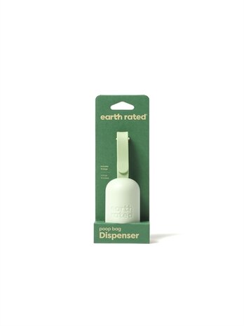 Earth rated poepzakhouder geurloos met 15 poepzakjes gerecycled