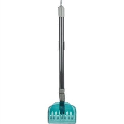 Trixie vuilblik met hark grijs / blauw