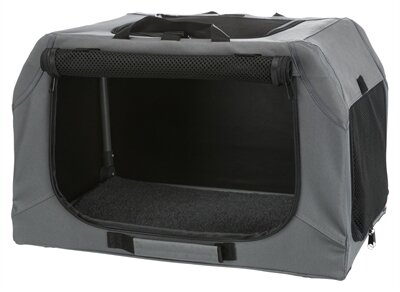 Trixie soft kennel easy reisbench grijs Trixie soft kennel easy reisbench grijs