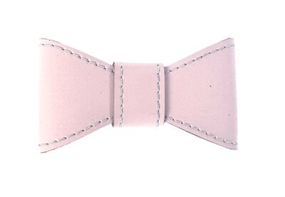 Sazzz vlinderstrik glamper classic leer lichtroze Sazzz vlinderstrik glamper classic leer lichtroze