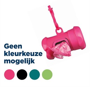Trixie poepzakhouder botvorm met poepzakjes assorti Trixie poepzakhouder botvorm met poepzakjes assorti
