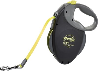 Flexi rollijn giant tape professional neon zwart / geel Flexi rollijn giant tape professional neon zwart / geel