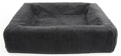 Bia bed fleece hoes hondenmand grijs Bia bed fleece hoes hondenmand grijs